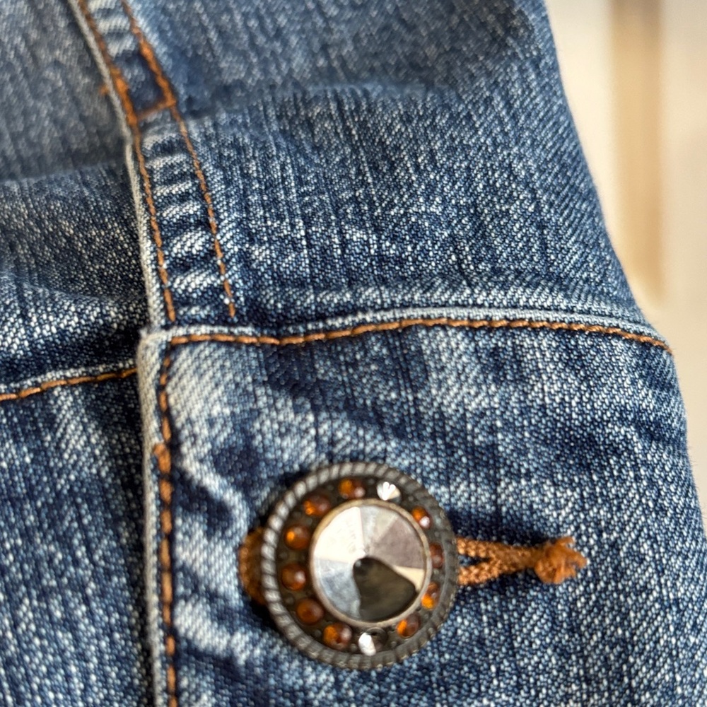 Willi Smith Indigo Jean Jacket - image 5